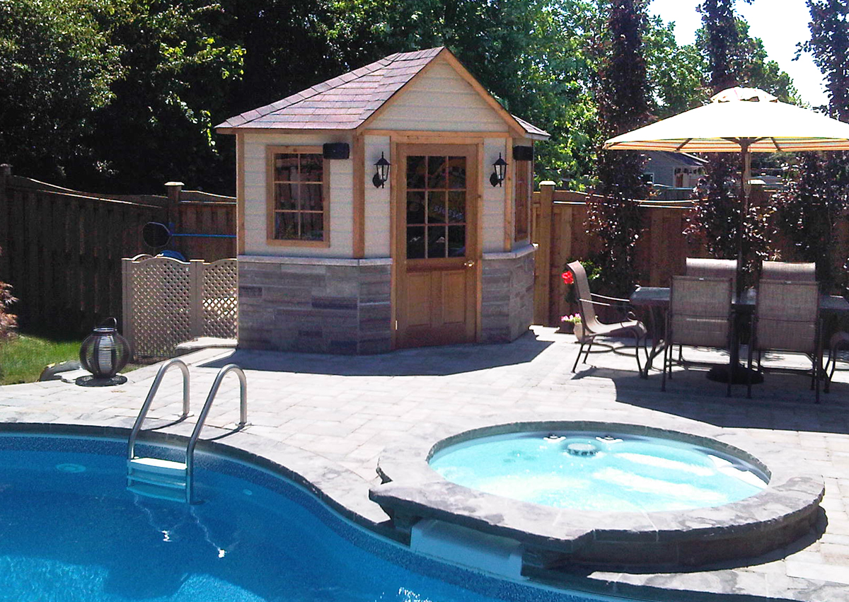 Standard Pool Cabanas and Sheds Toronto, Oakville, Ontario