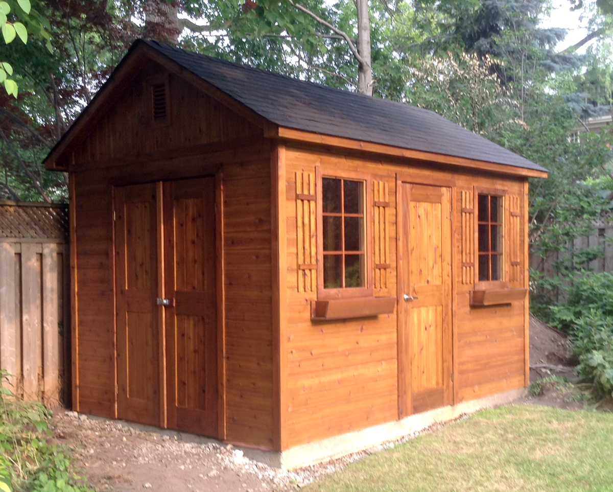 Garden sheds by Cedar Wood Structures