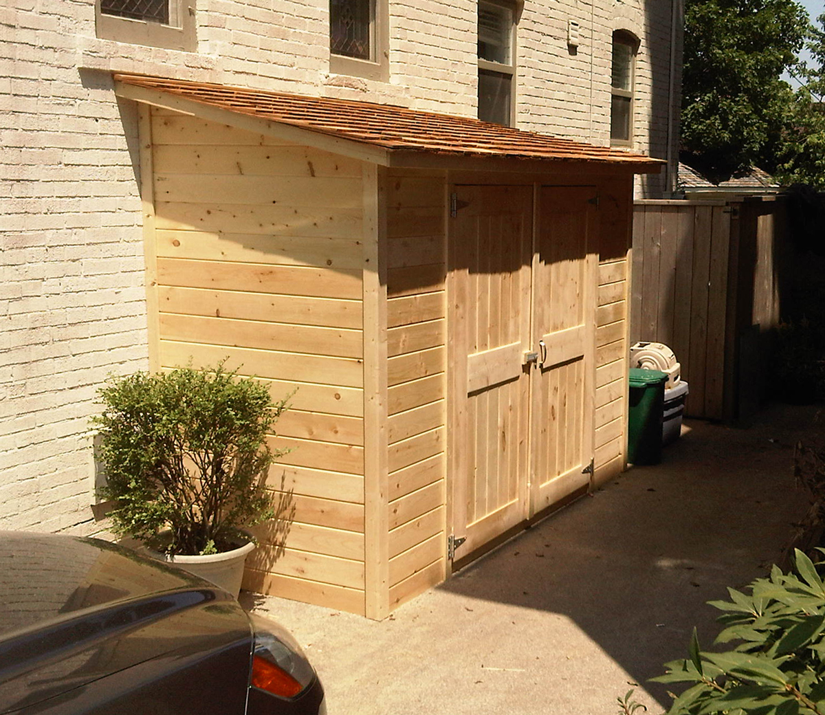 Modern lean-to or mono-pitch